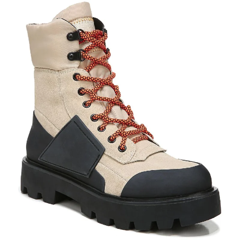 Boots with glint trail weave -Franco Sarto Womens Balin Hike Outdoors Ankle Hiking Boots