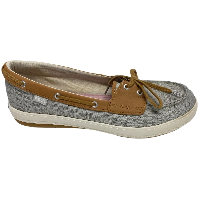 Flats for long snow events -Shoes Flats By Keds In Grey, Size: 7.5