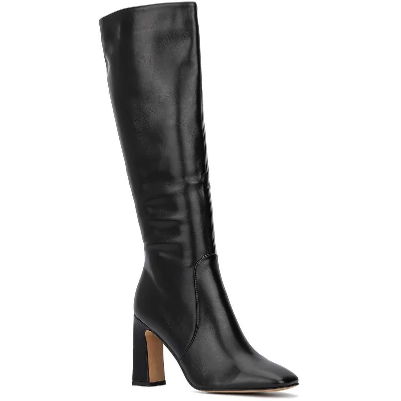 Sale boots with ridge prices -Gabrielle Union Womens Lisi  Square Toe Side Zip Knee-High Boots