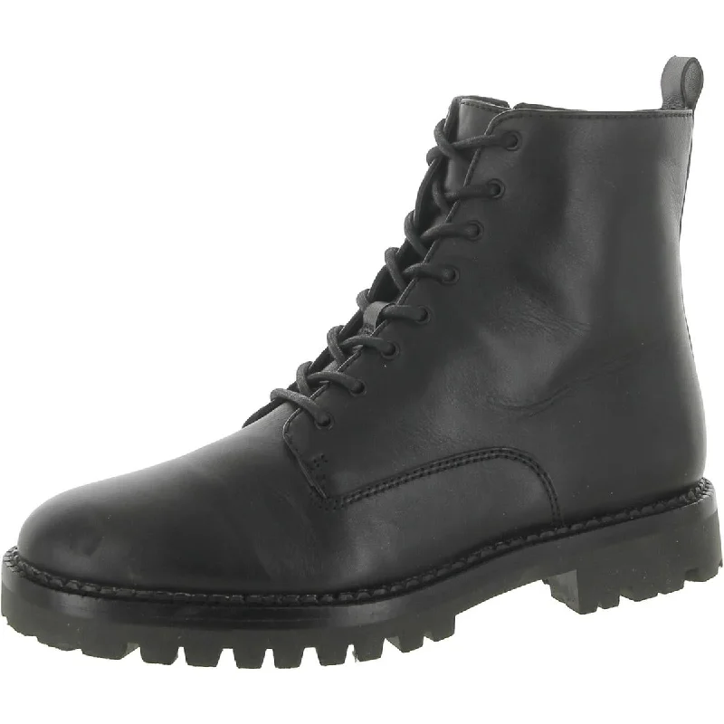 Boots for damp ridge morns -Vince Womens Cabria Zipper Ankle Combat & Lace-up Boots