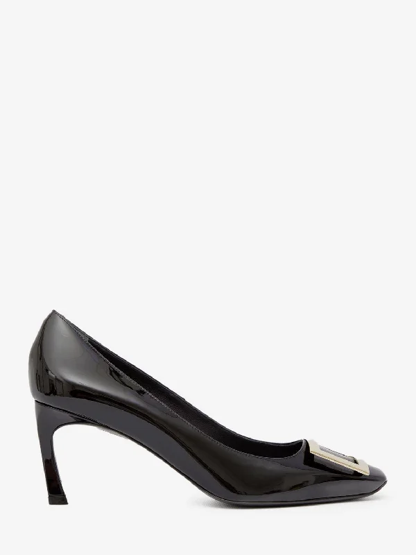 High heels for casual autumn vibes -ROGER VIVIER Belle Vivier Trompette Pumps 7CM Heel