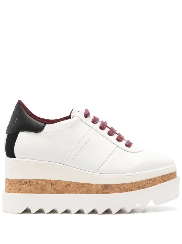 Athletic shoes with stable arches -STELLA MCCARTNEY Eco Chic Wedge Sneakers