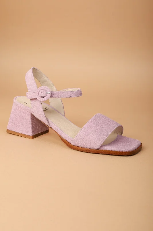 Trendy sandals for summer shore evenings-Mavis Lavender