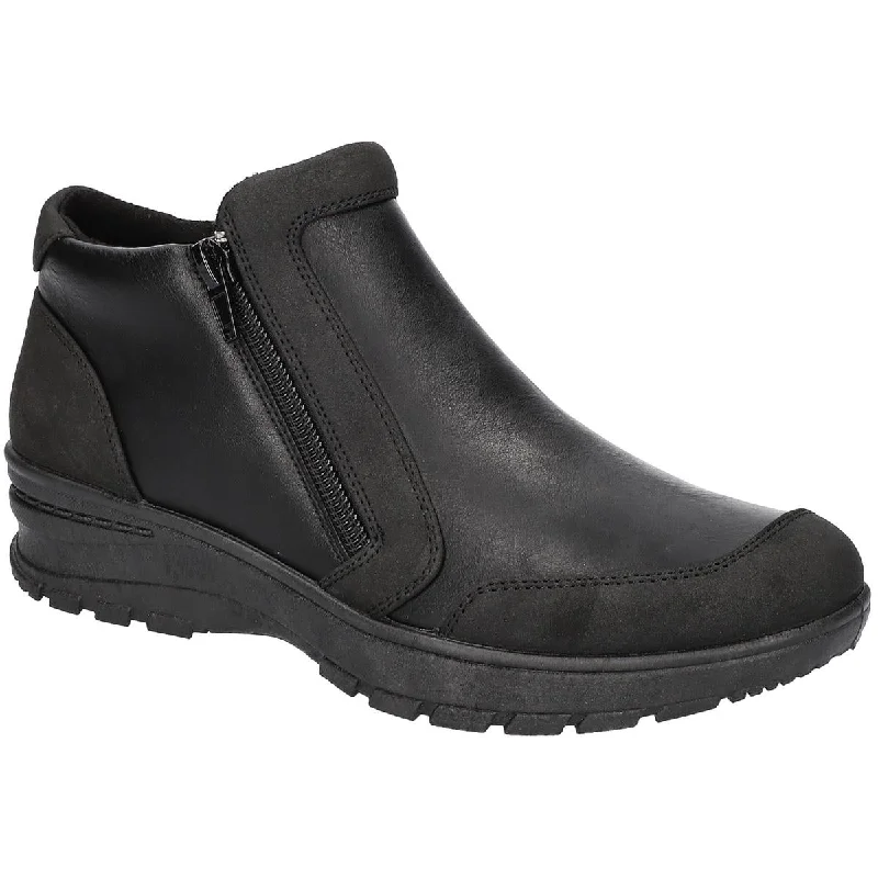 Boots with quiet ridge repose -Easy Works by Easy Street Womens Jovi Faux Leather Work & Safety Boot