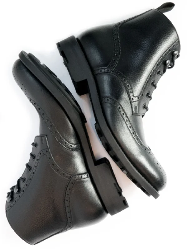 Boots with ridge trail gigs -Goodyear Welt Brogue Boots