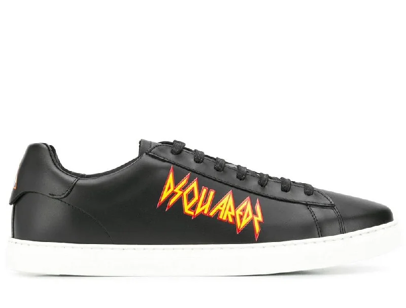 Athletic shoes for urban running -DSQUARED2 Stylish Logo Sneakers for Men