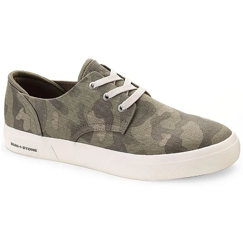 Athletic shoes for bumpy paths -Sun + Stone Mens Riva Camouflage Casual And Fashion Sneakers