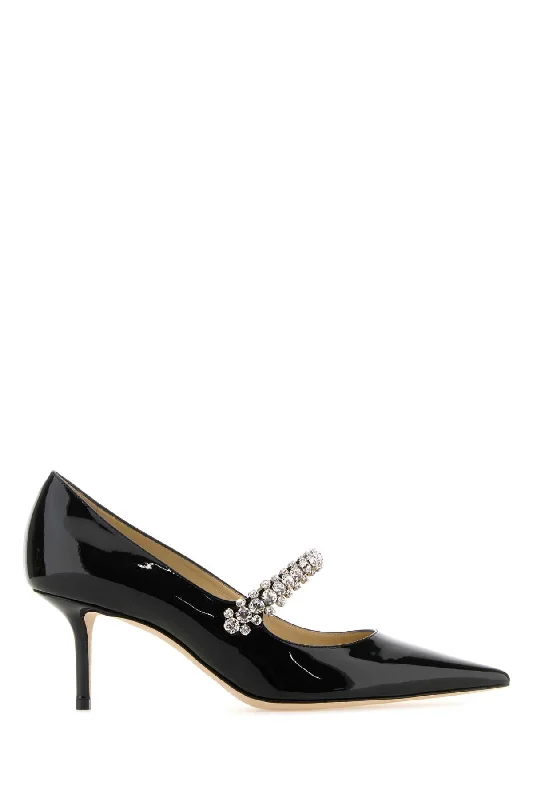 High heels for outdoor autumn vibes -JIMMY CHOO Chic Leather 65mm Pumps