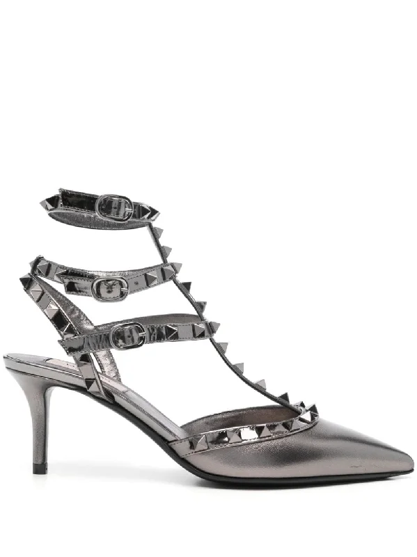 High heels with rugged velvet finishes -Valentino Garavani Women's With Heel