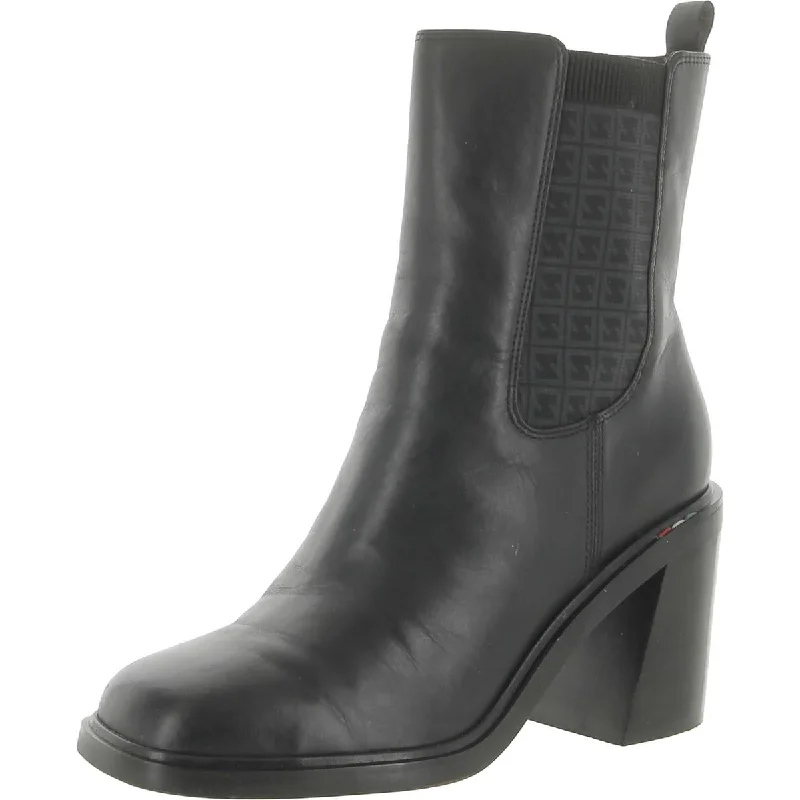 Boots with firm trail beds -Sarto Franco Sarto Womens Paula Leather Square Toe Chelsea Boots