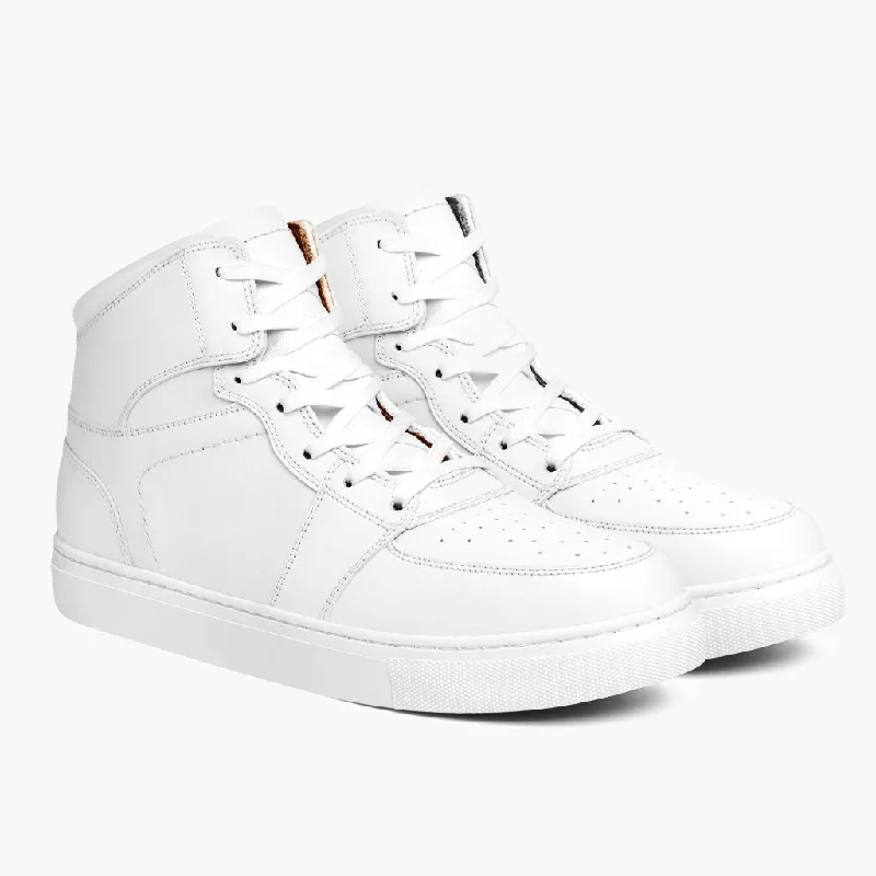 Athletic shoes with bold shades -Showtime | White