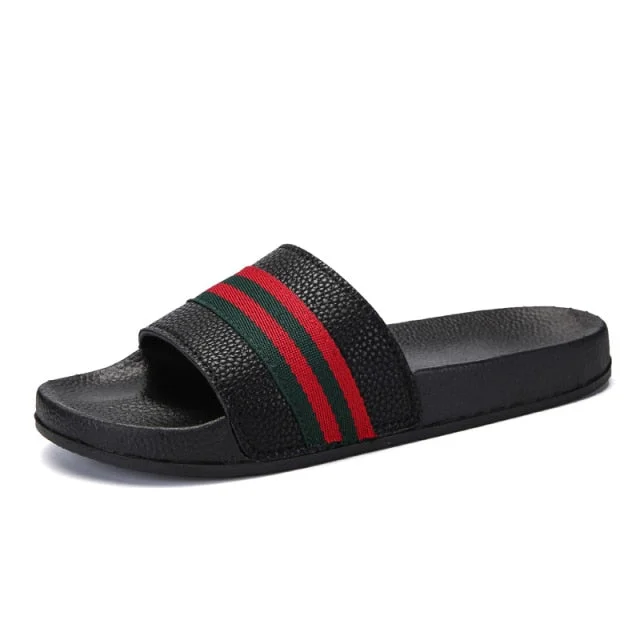 Slippers with airy nap beds -Summer Gucci Flat Beach Slippers