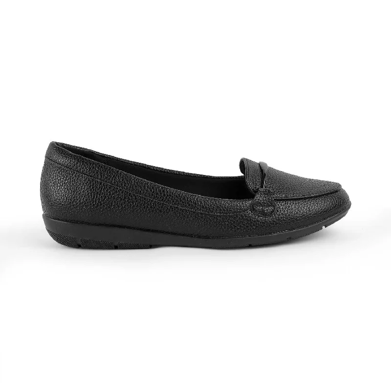 Comfortable loafers for relaxed night comfort-Tresmode Rujer Black Women's Casual Loafers