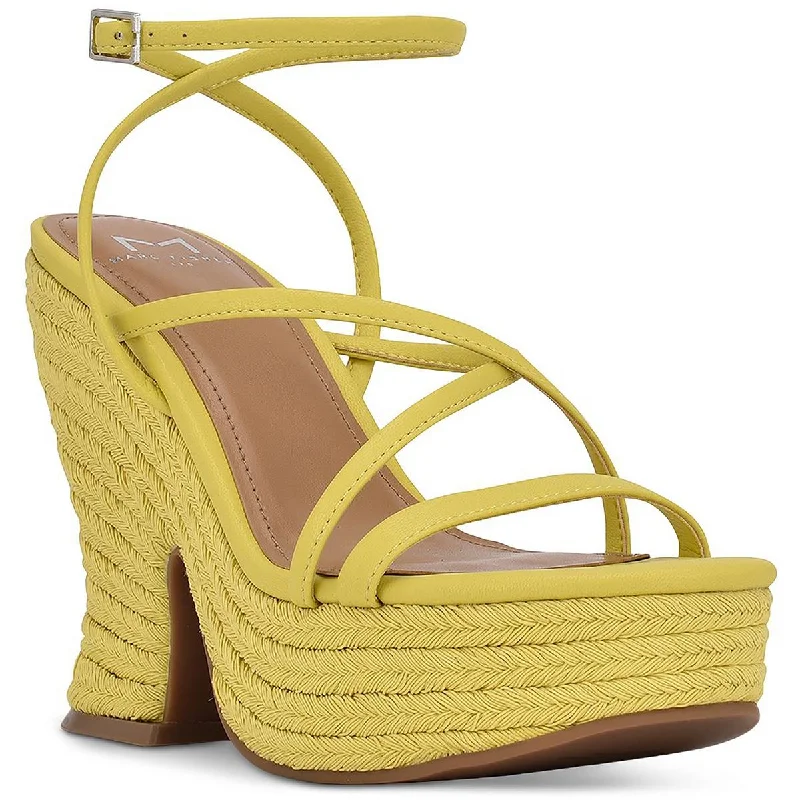 Premium sandals for chic shore evenings-Marc Fisher LTD Womens Fetch Strappy Buckle Ankle Strap