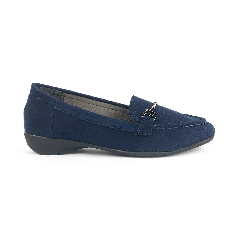 Trendy loafers for modern evening comfort-Tresmode Angie Blue Women's Casual Loafers