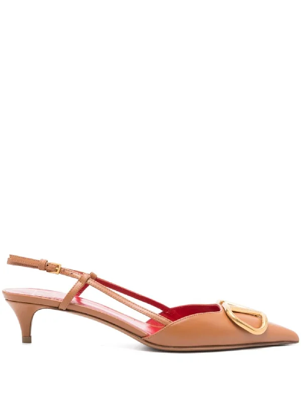 High heels for women with ankle soreness -Valentino Garavani Women's With Heel Leather