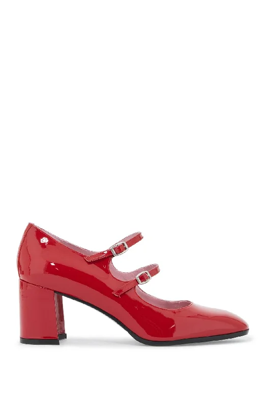 High heels with plush sole linings -Carel Women's 'Mary Jane Alice In Patent Leather