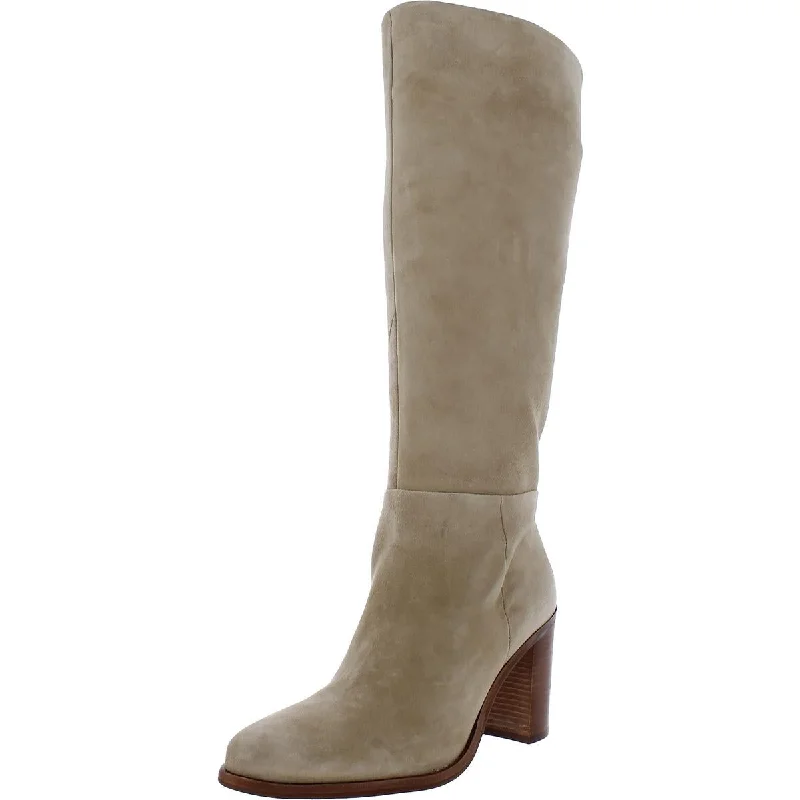 Boots with slim ridge pads -Vince Camuto Womens Parnela Suede Knee-High Boots