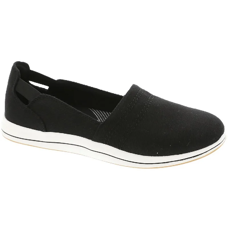 Athletic shoes with tough uppers -Cloudsteppers by Clarks Womens Breeze Step II Slip-On Sneakers