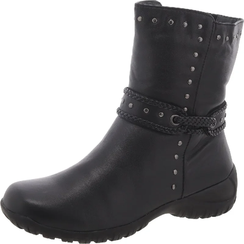 Boots with rainy ridge repose -Spring Step Womens Vermont Faux Fur Leather Mid-Calf Boots