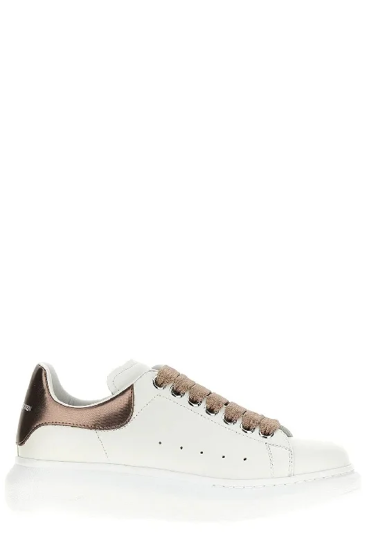 Athletic shoes with cool aesthetics -ALEXANDER MCQUEEN Oversized Women's Sneakers - FW24 Edition