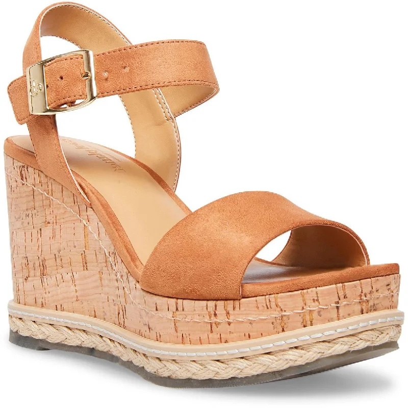 Comfortable sandals for hot shore evenings-Cool Planet by Steve Madden Womens Junee Buckle Ankle Strap