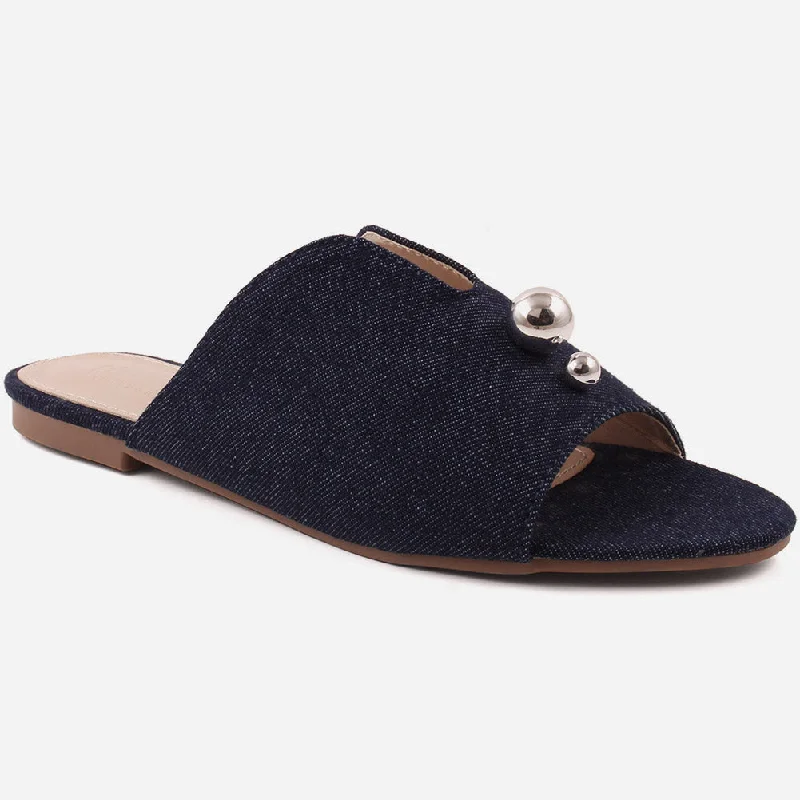 Slippers with light nap foam -Women" MOLLY" Open Toe Slippers