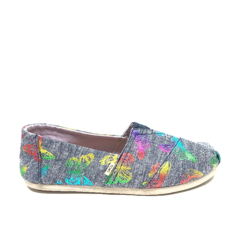 Flats for indoor snow strolls -Shoes Flats By Toms In Multi-colored, Size: 7