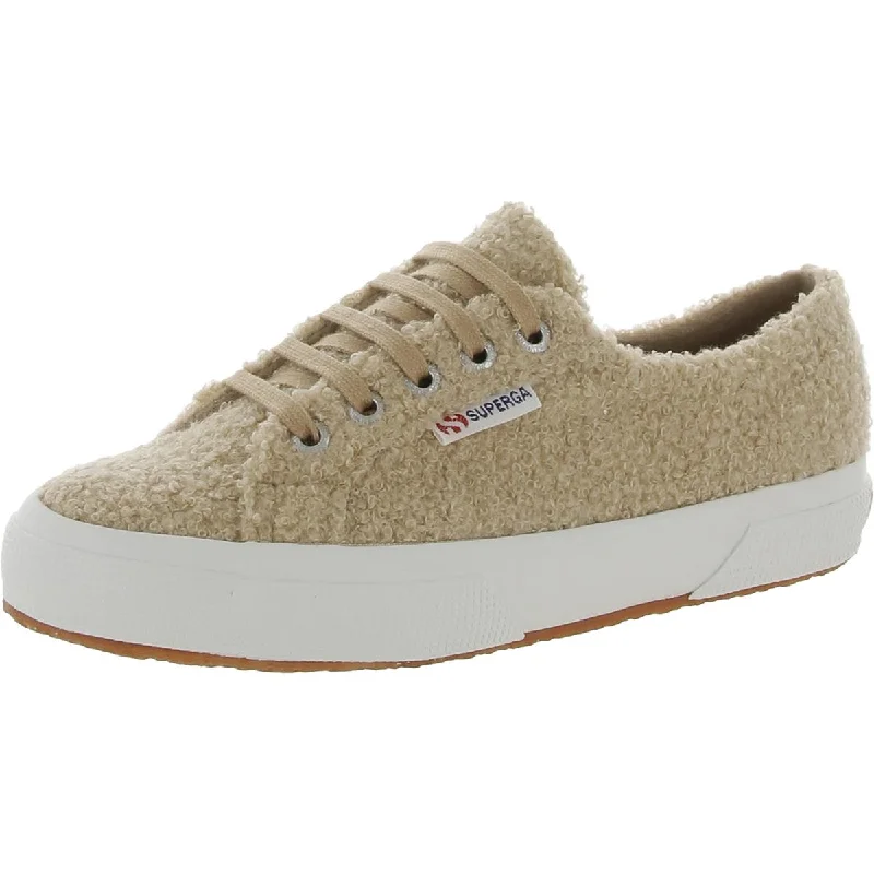 Athletic shoes for track running -Superga Mens 2750 Faux Shearling Lace-Up Casual And Fashion Sneakers