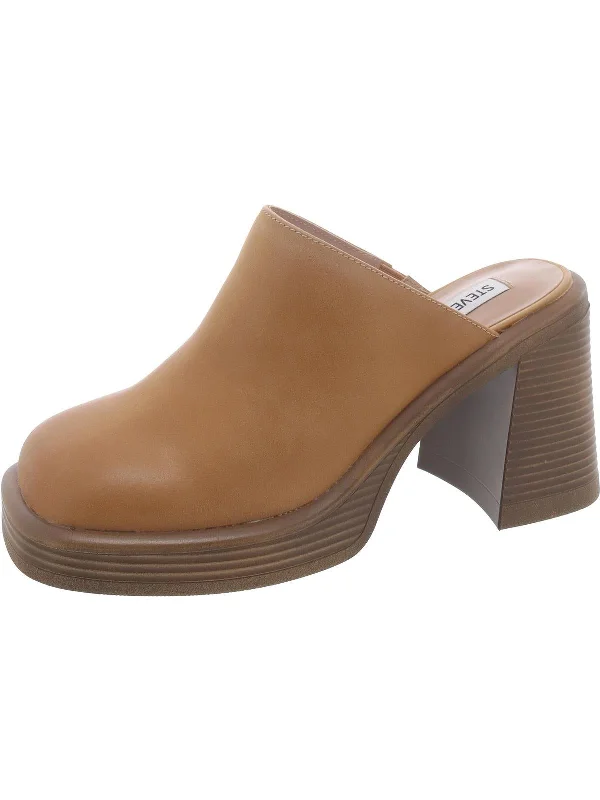 High heels for indoor dusk strolls -Foresight Womens Leather Slip-On Clogs